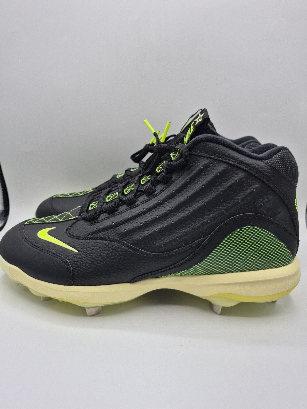 Nike Ken Griffey 2 Metal Baseball Cleats Black Volt Men's Sizes  HF3840-001